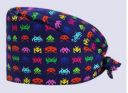 Unisex Surgical Cap - Space Invaders