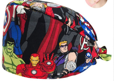 Unisex Surgical Cap - Avengers