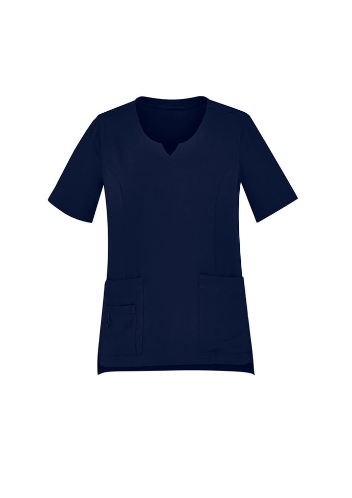 CST942LS Women's Avery Round Neck Scrub Top
