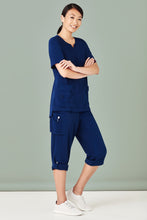 CST942LS Women's Avery Round Neck Scrub Top
