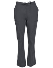 M9720 Ladies Semi-elastic waist tie solid colour scrub pants