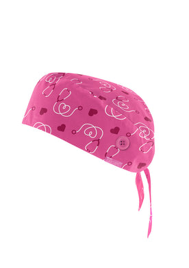 Unisex Surgical Cap - Pink Ribbon