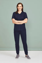 CST240LS Women's Parks Zip Front Crossover Scrub Top