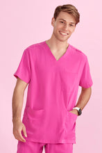 CST250US Unisex Pink V-Neck Scrub Top