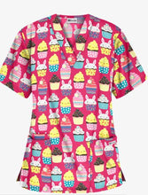 Easter Treats Fuchsia Women's 3-Pocket V-Neck