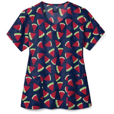 Slice of Summer Watermelon Print Women's Fit