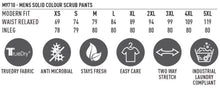 M9710 Mens Semi-Elastic waist tie solid colour scrub pants