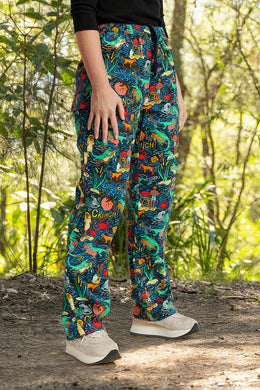 Stop Croc & Roll Unisex Scrub Pants