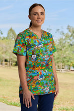 Hot Diggity Dawg Unisex Scrub Top