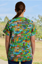 Hot Diggity Dawg Unisex Scrub Top