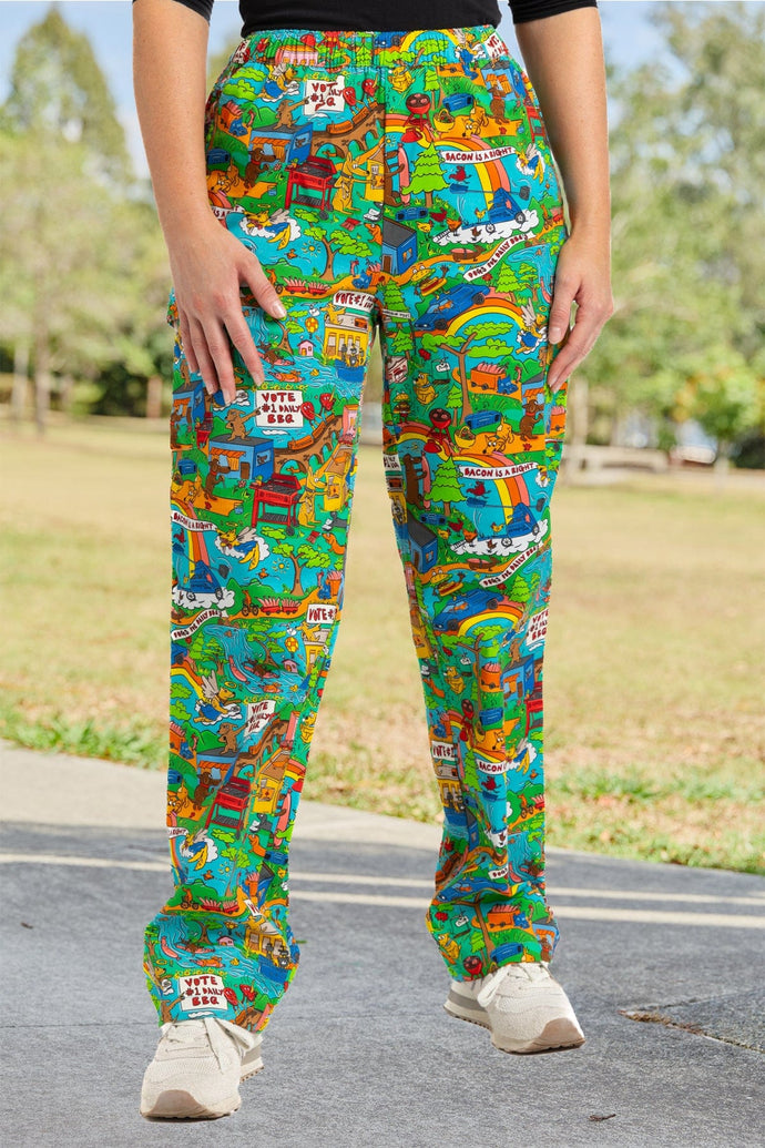 Hot Diggity Dog Unisex Scrub Pants