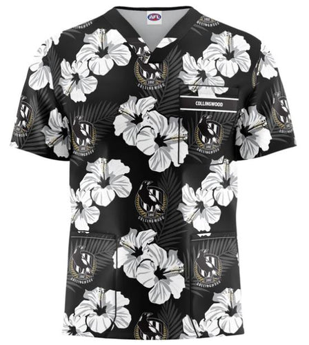 Collingwood Magpies Scrub Top UNISEX