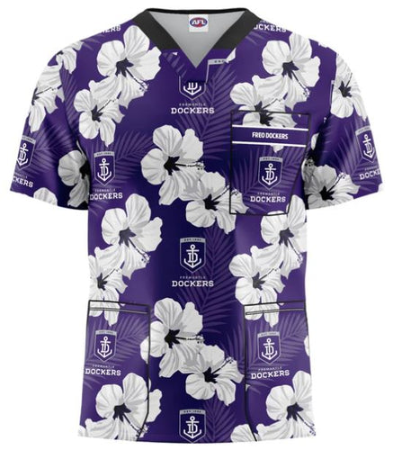 Fremantle Dockers Scrub Top UNISEX