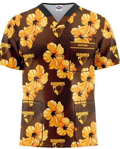 Hawthorn Hawks Scrub Top UNISEX