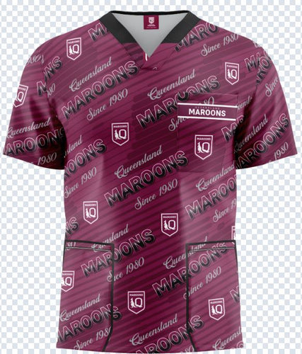 Queenslander NRL Scrub Top UNISEX