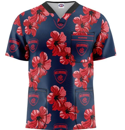 Melbourne Demons Scrub Top UNISEX