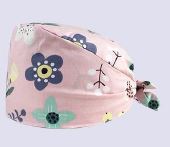 Unisex Surgical Cap - Pretty Pink Flowers