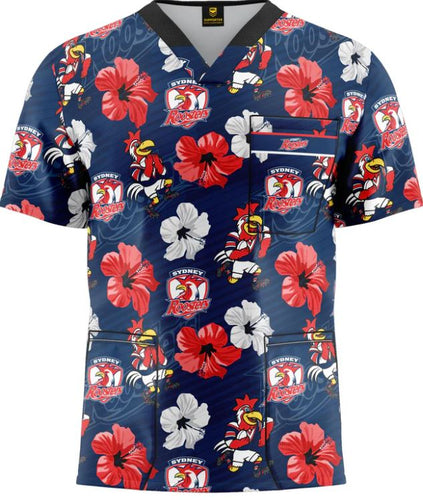 Roosters NRL Scrub Top UNISEX