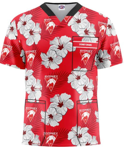 Sydney Swans Scrub Top UNISEX