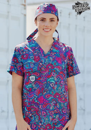 The Larrikin Unisex Scrub Top