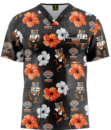 Tigers NRL Scrub Top UNISEX