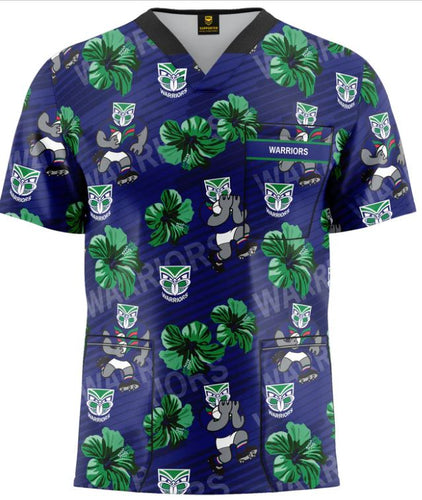 Warriors NRL Scrub Top UNISEX