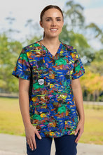 Water You Looking At  Unisex Scrub Top