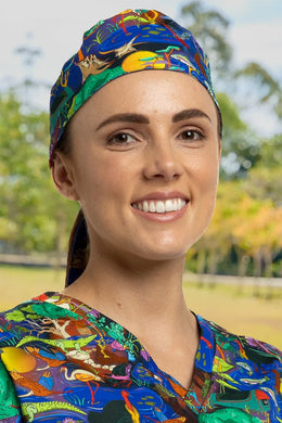 Water You Looking At Scrub Cap