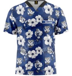 Bulldogs NRL Scrub Top UNISEX