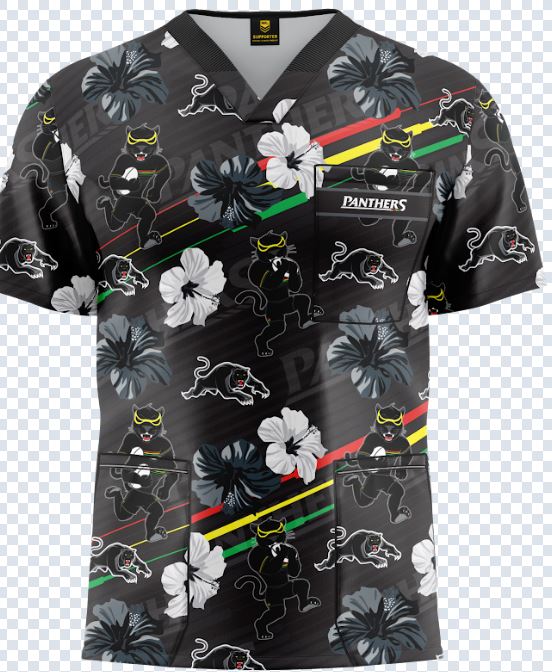 Panthers NRL Scrub Top UNISEX