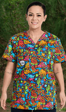 Shindig Shenanigans Unisex Scrub Top