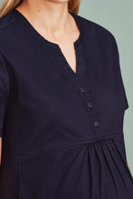 CST243LS Women's Rose Maternity Tunic Scrub Top