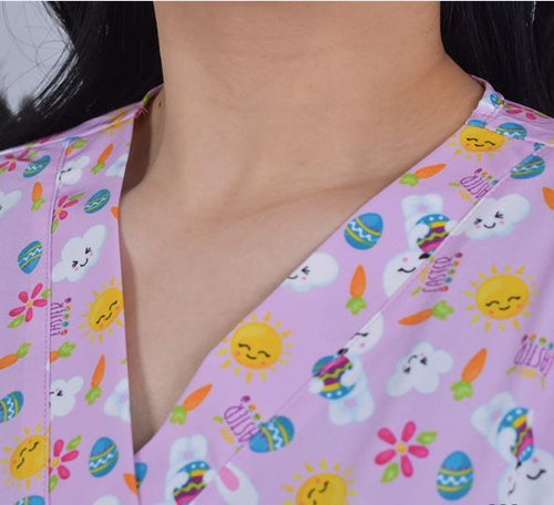 Easter Sunshine - UNISEX Scrub Top