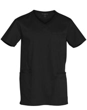 M7650 Mens V-Neck Contrast Trim Scrub Top