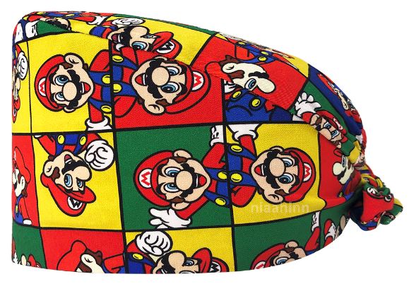 Unisex Surgical Cap - Mario