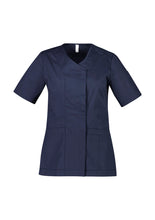 CST240LS Women's Parks Zip Front Crossover Scrub Top