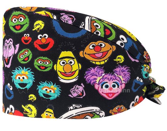 Unisex Surgical Cap - Sesame Street