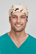 CSC245U Unisex Printed Scrub Cap - Puppies