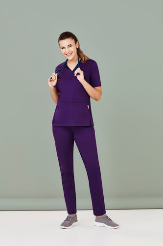 CST043LS Women's Riley V-Neck Scrub Top