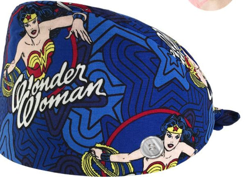 Unisex Surgical Cap - Wonder Woman