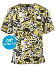 Minion Mayhem Print UNISEX Scrub Top