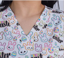 Easter Happy UNISEX Scrub Top